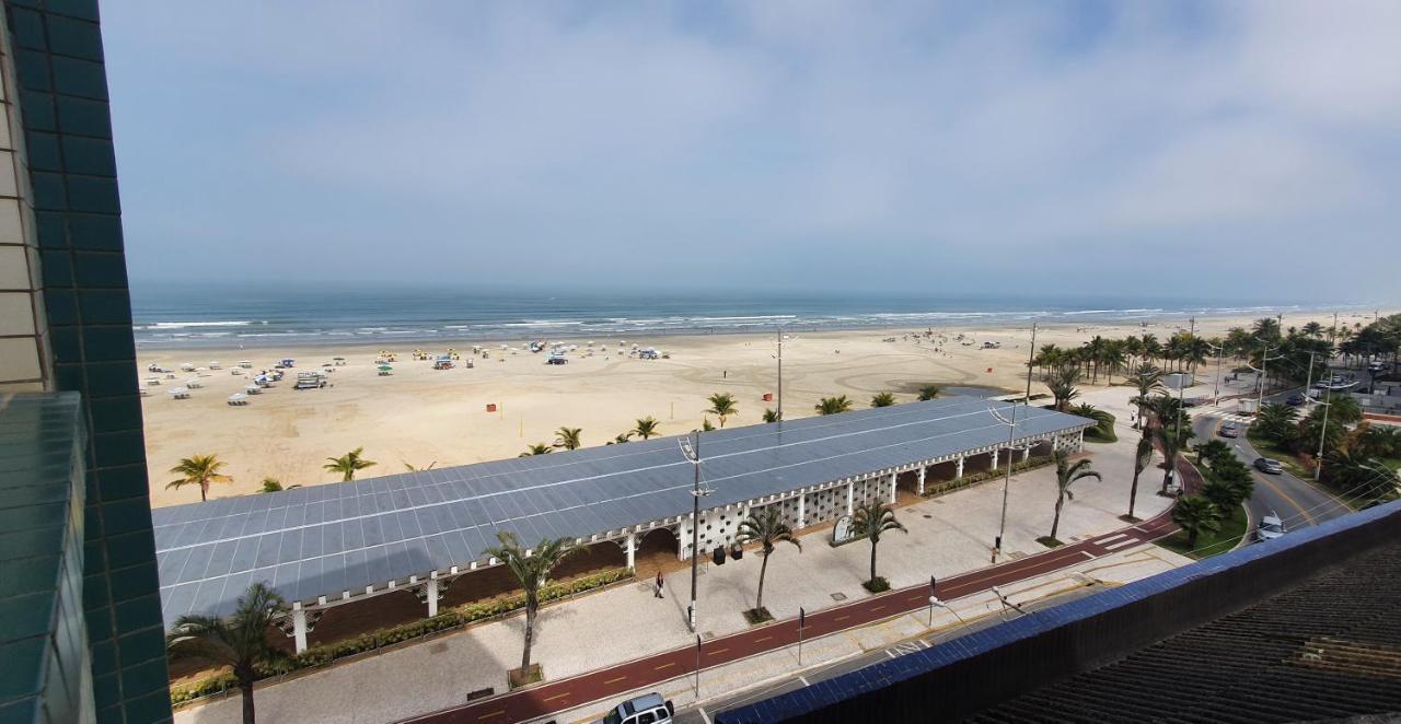 Apartamento Kit Praia Grande Na Guilhermina Frente Mar Apartment Bagian luar foto