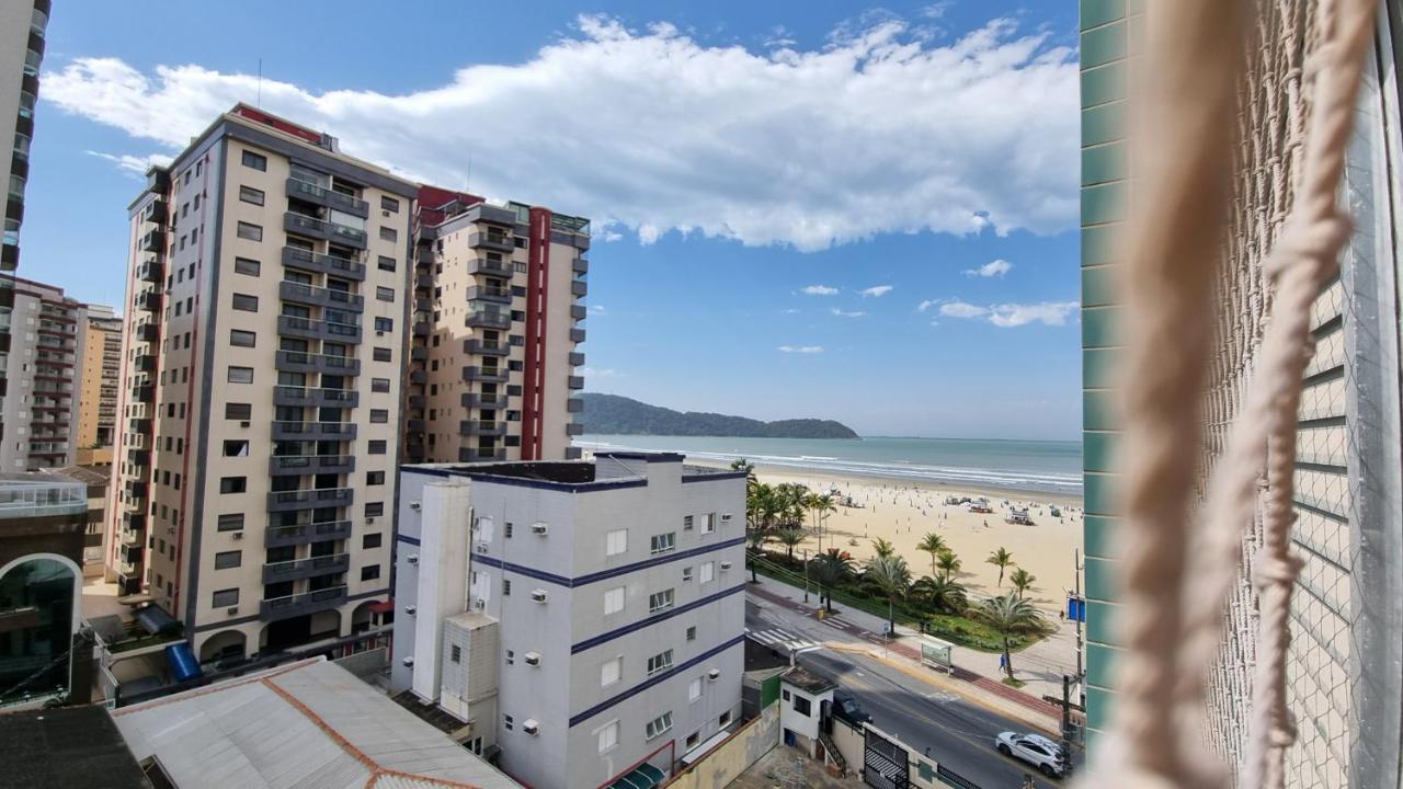Apartamento Kit Praia Grande Na Guilhermina Frente Mar Apartment Bagian luar foto