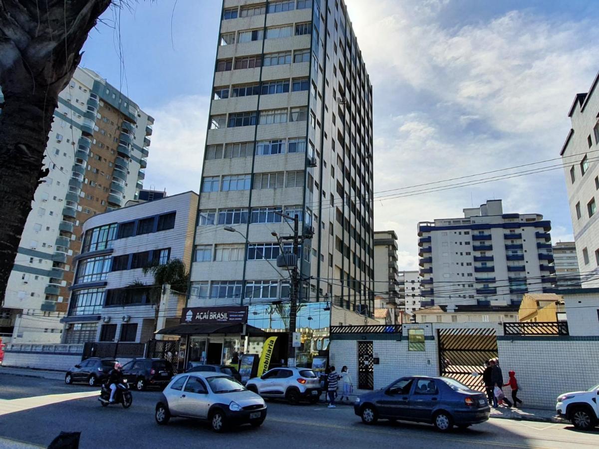 Apartamento Kit Praia Grande Na Guilhermina Frente Mar Apartment Bagian luar foto
