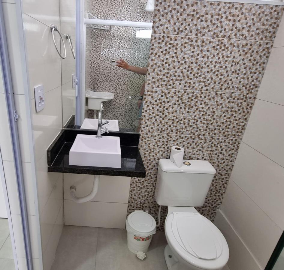Apartamento Kit Praia Grande Na Guilhermina Frente Mar Apartment Bagian luar foto