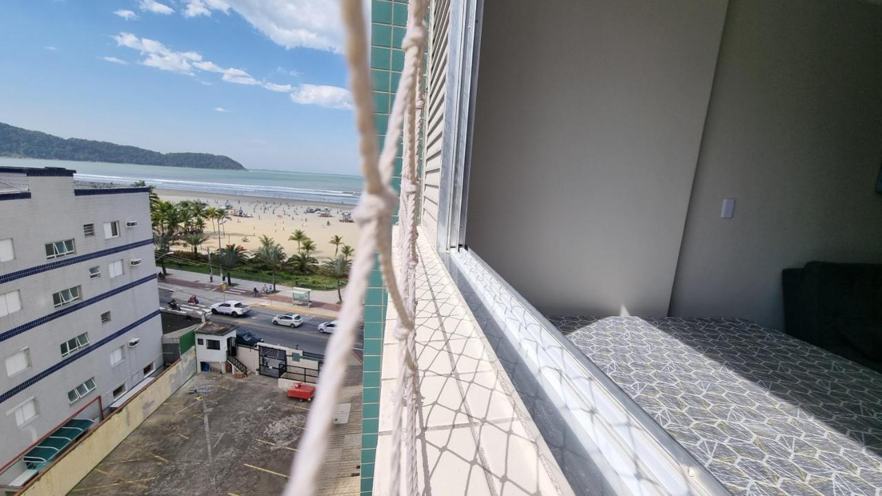 Apartamento Kit Praia Grande Na Guilhermina Frente Mar Apartment Bagian luar foto