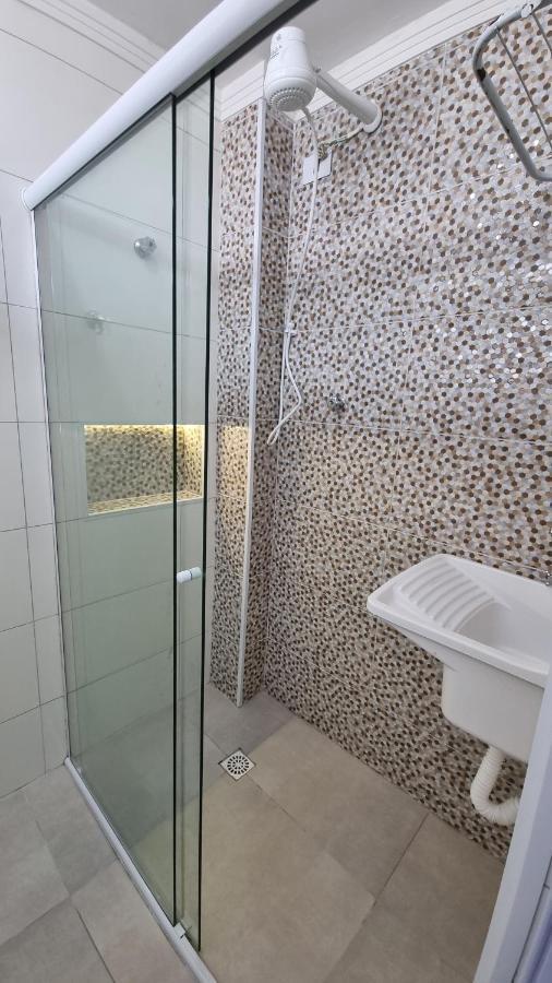 Apartamento Kit Praia Grande Na Guilhermina Frente Mar Apartment Bagian luar foto