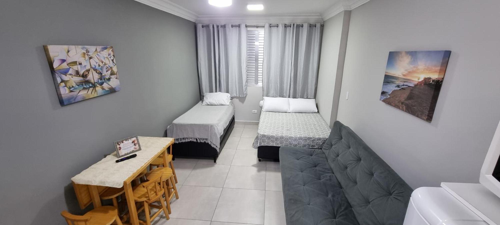Apartamento Kit Praia Grande Na Guilhermina Frente Mar Apartment Bagian luar foto